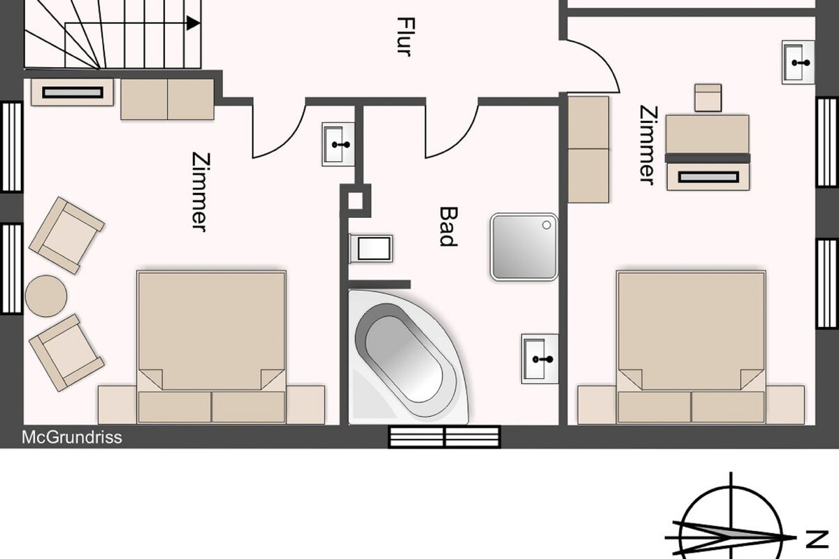 Ferienhaus Litj Stig (OG)